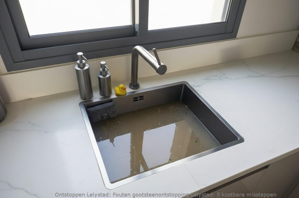 Fouten gootsteenontstopping Lelystad: 5 kostbare misstappen