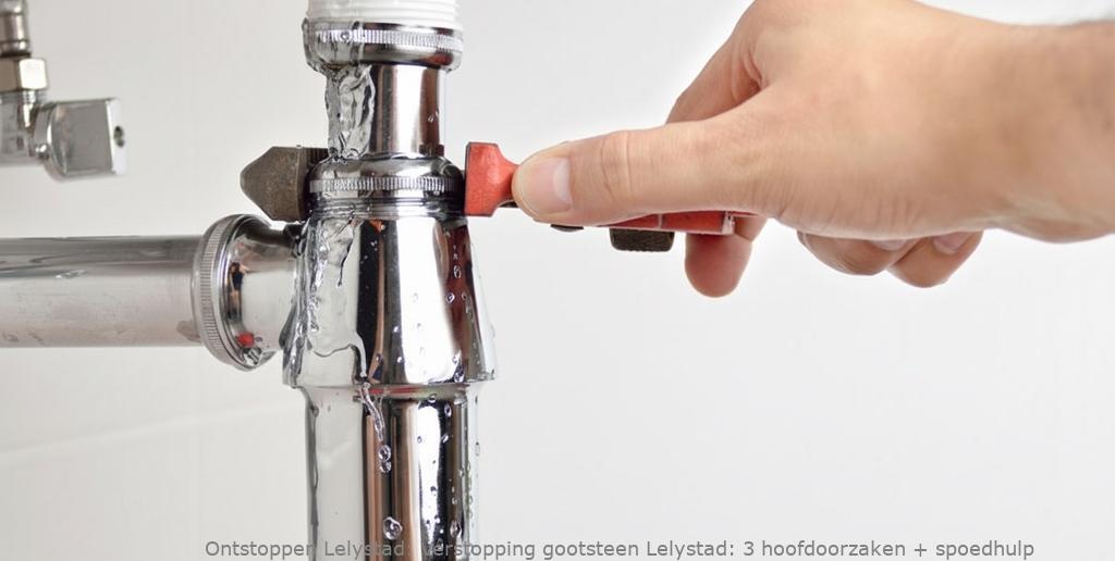 Verstopping gootsteen Lelystad: 3 hoofdoorzaken + spoedhulp