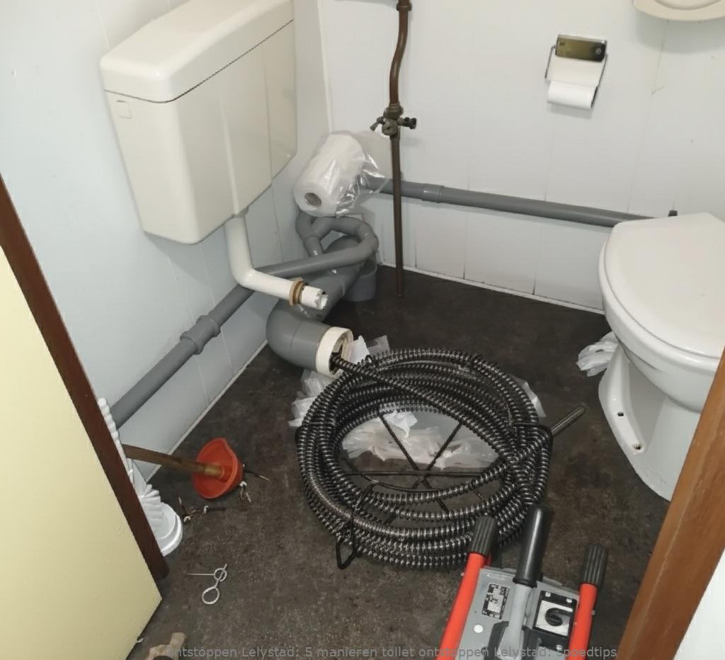 5 manieren toilet ontstoppen Lelystad: spoedtips