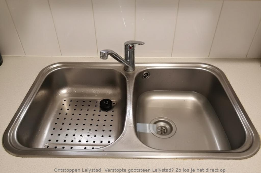 Verstopte gootsteen Lelystad? Zo los je het direct op