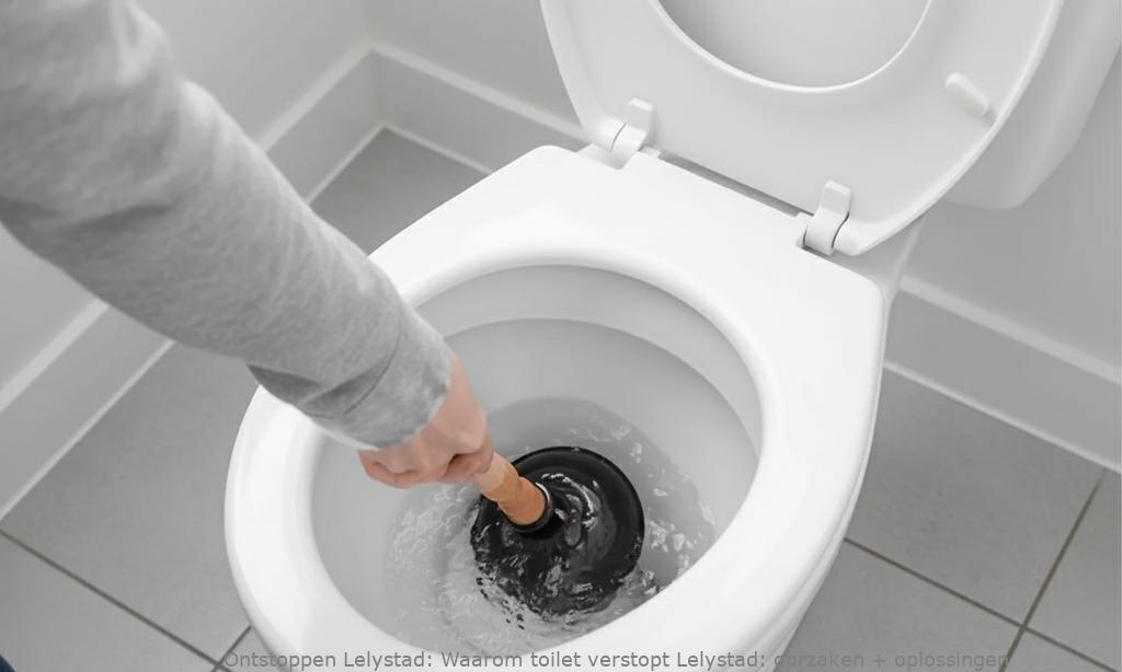 Waarom toilet verstopt Lelystad: oorzaken + oplossingen