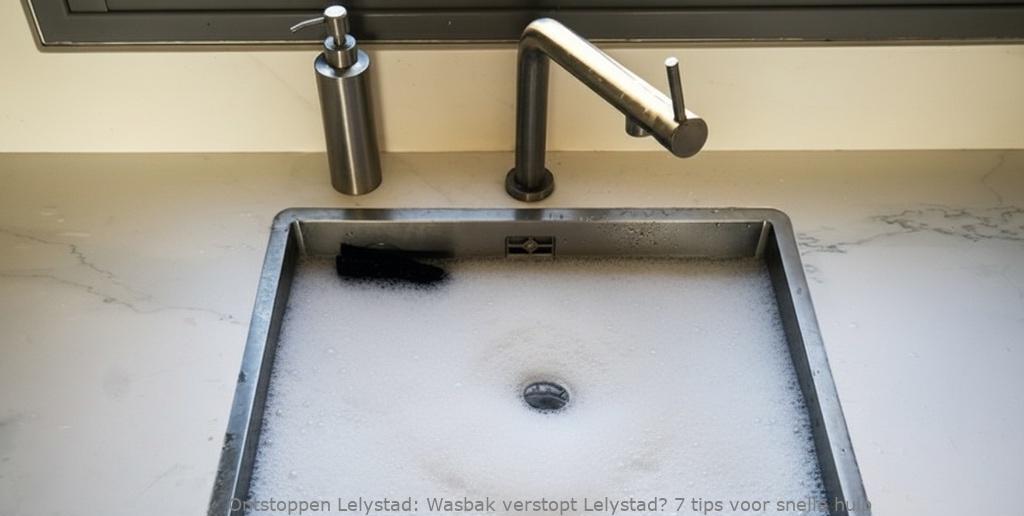 Wasbak verstopt Lelystad? 7 tips voor snelle hulp